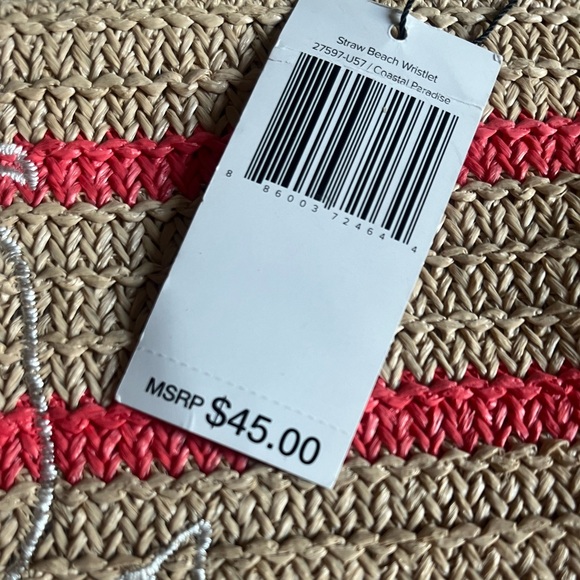 Vera Bradley straw wristlet - Picture 6 of 6